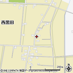 栃木県小山市西黒田643周辺の地図
