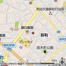 ＪＡたのふじ四季菜館新町周辺の地図