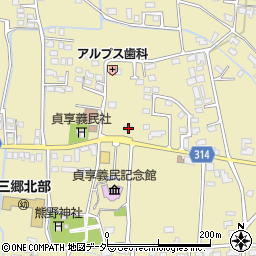 長野県安曇野市三郷明盛3094-3周辺の地図