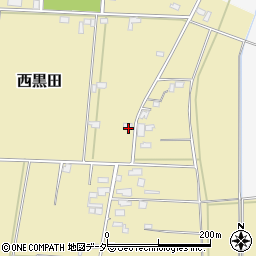 栃木県小山市西黒田633周辺の地図
