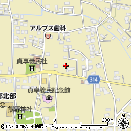 長野県安曇野市三郷明盛3073-1周辺の地図