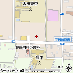 太田市役所　交通対策課・ＢＵＳターミナルおおた周辺の地図