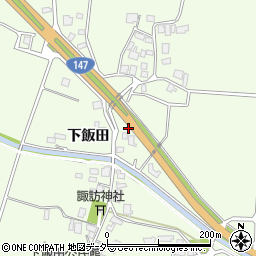 長野県安曇野市豊科高家下飯田周辺の地図