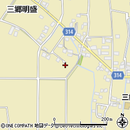 長野県安曇野市三郷明盛4012-20周辺の地図