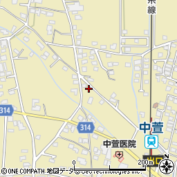 長野県安曇野市三郷明盛2908-1周辺の地図