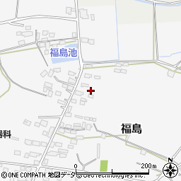 茨城県笠間市福島617周辺の地図