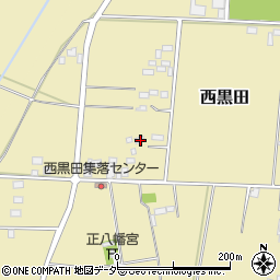 栃木県小山市西黒田608周辺の地図