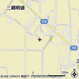 長野県安曇野市三郷明盛4012-21周辺の地図