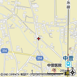 長野県安曇野市三郷明盛2908周辺の地図