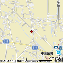 長野県安曇野市三郷明盛2958-2周辺の地図