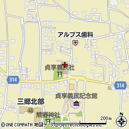 長野県安曇野市三郷明盛3344周辺の地図