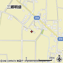 長野県安曇野市三郷明盛4012-9周辺の地図