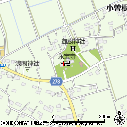 永宝寺周辺の地図