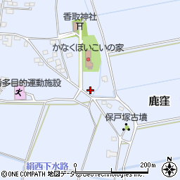 茨城県結城市鹿窪514-12周辺の地図