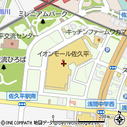 ミキハウスＪＯＬＩイオン佐久平店周辺の地図