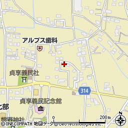 長野県安曇野市三郷明盛3080-7周辺の地図