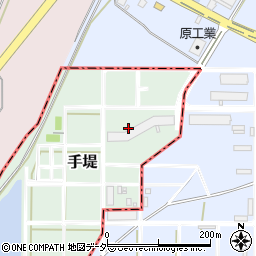 茨城県小美玉市手堤33周辺の地図