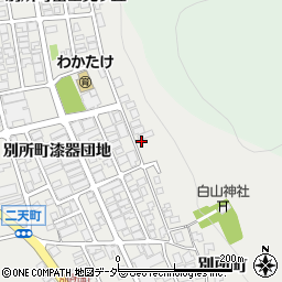 石川県加賀市別所町（ロ）周辺の地図