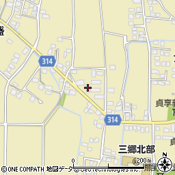 長野県安曇野市三郷明盛3407周辺の地図