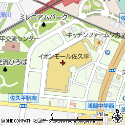 ＴＨＲＥＥＰＰＹイオンモール佐久平店周辺の地図