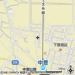 長野県安曇野市三郷明盛2374-10周辺の地図