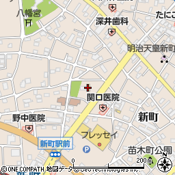 セブンイレブン高崎新町笛木境店周辺の地図