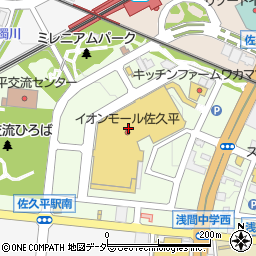 サイゼリヤ イオンモール佐久平店周辺の地図
