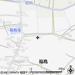 茨城県笠間市福島623周辺の地図