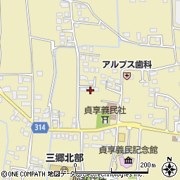 長野県安曇野市三郷明盛3337-3周辺の地図