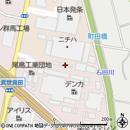 ニチハ株式会社　太田物流センター周辺の地図