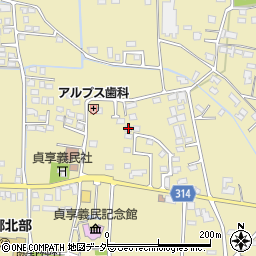 長野県安曇野市三郷明盛3080-5周辺の地図
