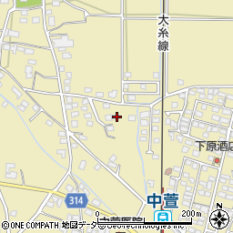 長野県安曇野市三郷明盛2889-14周辺の地図
