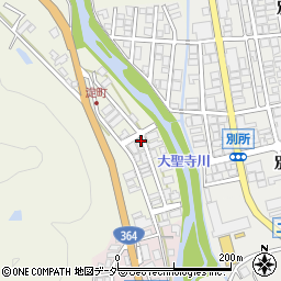 石川県加賀市河南町淀町周辺の地図