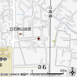 群馬県藤岡市立石293周辺の地図