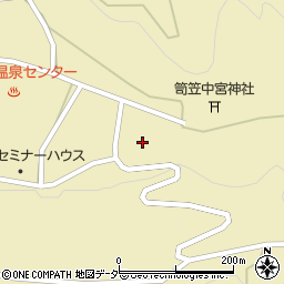 石川県白山市中宮（ト）周辺の地図