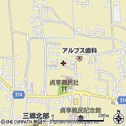 長野県安曇野市三郷明盛3340-3周辺の地図