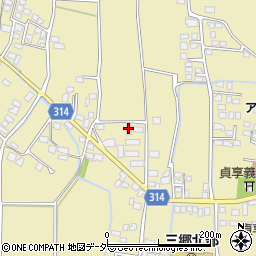長野県安曇野市三郷明盛3406-3周辺の地図