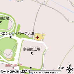 トヨペット　エンジョイパーク　大洗　体育館周辺の地図