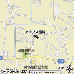 長野県安曇野市三郷明盛3086周辺の地図