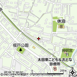 太田裁判所宿舎周辺の地図