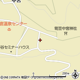石川県白山市中宮ト19周辺の地図