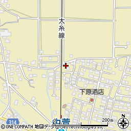 長野県安曇野市三郷明盛2384-10周辺の地図
