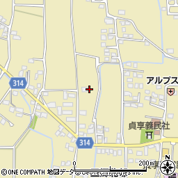 長野県安曇野市三郷明盛3414-1周辺の地図