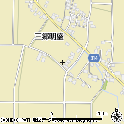 長野県安曇野市三郷明盛3997-1周辺の地図