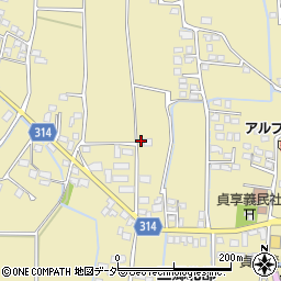 長野県安曇野市三郷明盛3414周辺の地図