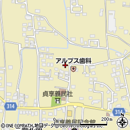 長野県安曇野市三郷明盛3342周辺の地図