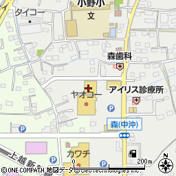 クスリのアオキ　藤岡森店周辺の地図