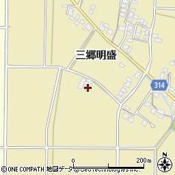 長野県安曇野市三郷明盛4027周辺の地図
