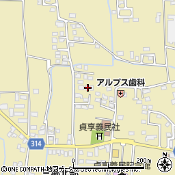 長野県安曇野市三郷明盛3337-9周辺の地図