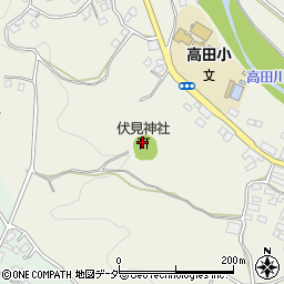 伏見神社周辺の地図